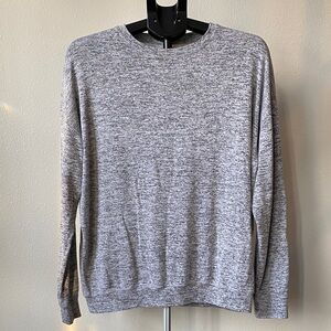 Athleta Mindful Pullover Heather Gray Crewneck Size Small